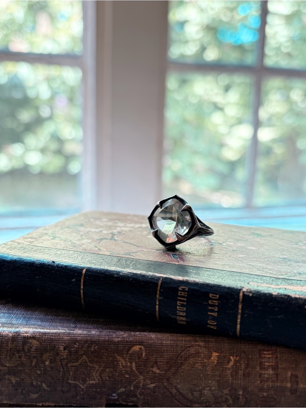 Ecclesia Green Amethyst Ring